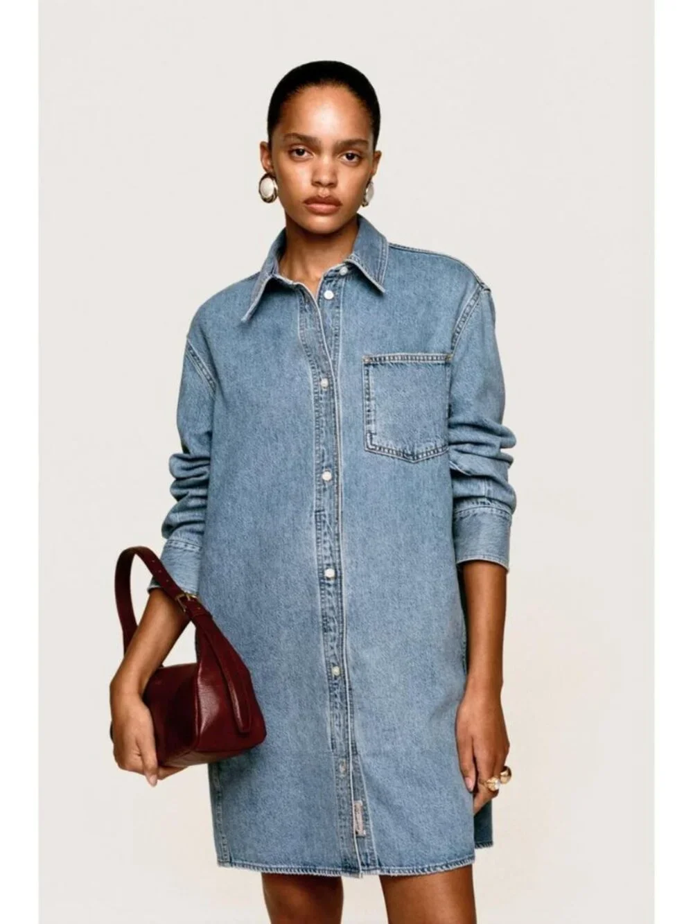 ZARA WILLY CHAVARRIA X ZARA DENIM DRESS - Picture 2 of 6